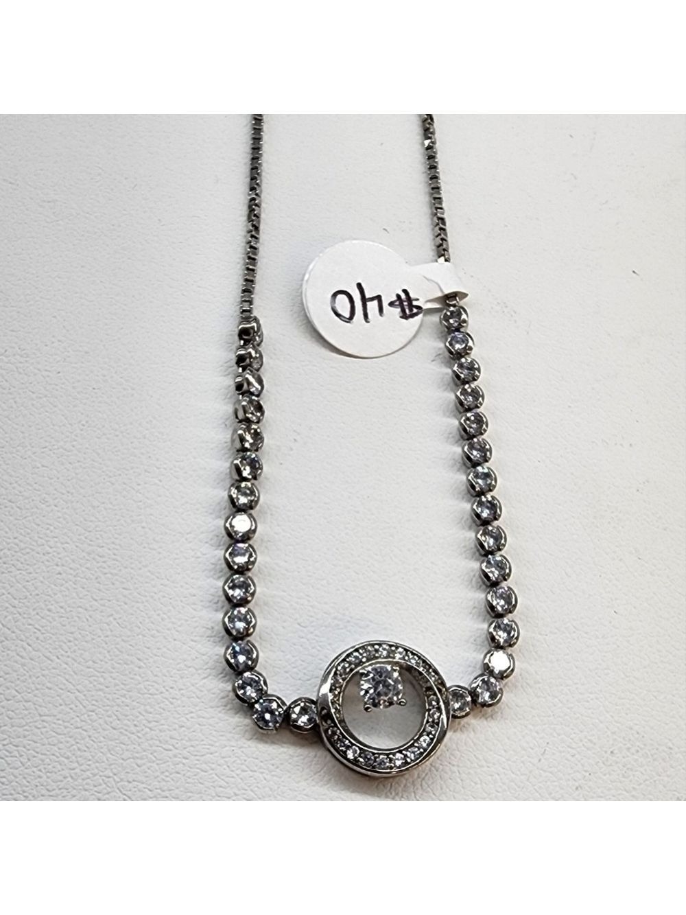Brand New Sterling Silver 925 Round Adjustable Bracelet